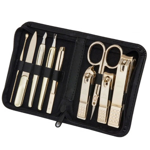 Manufacturer Custom Branded Manicure <b>Kit</b> Stainless Steel <b>Nail</b> Clippers and Grooming Tools Professional Travel <b>Nail</b> Care <b>Kit</b> - Product Image 1