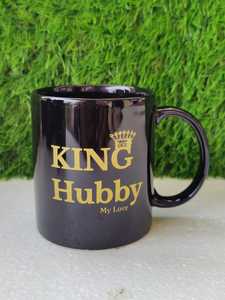 แก้วกาแฟเซรามิกสีดำ แก้วชาเซรามิกพิมพ์ลาย แก้วเซรามิกสั่งทำพิเศษ แก้วกาแฟพิมพ์ลายสีดำ แก้วเซรามิกสำหรับชา - Product Image 3