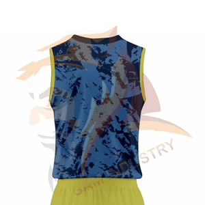 Premium Quality 100% Polyester Team Wear Volleyball Uniforms Top Quality Design Sleeveless Volleyball Uniforms Set - Product Image 6