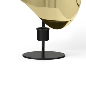 Modern Gold <b>Mirror</b> Reflection Candle Holder Creative Metal Abstract Sconce Luxury Nordic Taper Stick <b>Stand</b> Home Decorative Craft - Product Image 5