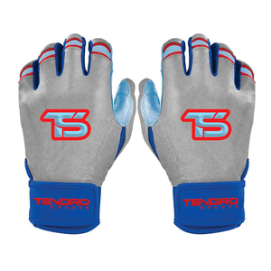 Custom Professional Lightweight High Quality Padded Breathable Beisbol Batting <b>Gloves</b> Wrist Support Made Sheepskin - Product Image 6