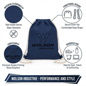 Bolsa de Gimnasio de Lujo Resistente para Entrenamiento, con Correa de Hombro Ajustable, Amplia, Deportiva, de Poliéster, Ligera - Product Image 4