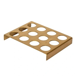 Estante Flotante Clásico de Lujo con Bandeja Metálica para Exhibición de Ropa, Preensamblado, Autoadhesivo, para Uso en Interiores, Ligero - Product Image 3