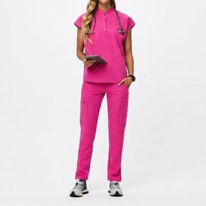 Nurse <b>Scrubs</b> <b>Set</b> Custom Logo Breathable Medical Uniform Comfortable Hospital Workwear OEM Workwear Supplier <b>scrub</b> <b>set</b> - Product Image 1