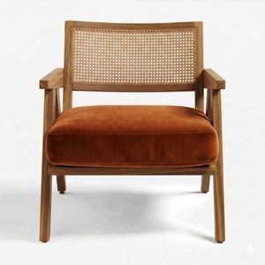 Sillón de Madera de Teca para el Hogar, Dormitorio, Sala de Estar, Comedor, Sala de Recepción |   Ultra Suave y Cómodo para un Uso sin Preocupaciones | - Product Image 3