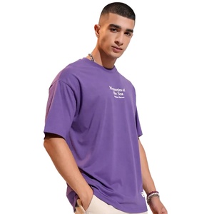 T-shirt personnalisé 100% coton T-shirt surdimensionné de sport d'entraînement de gymnastique lourd pour les hommes imprimé Style décontracté respirant grande taille - Product Image 2