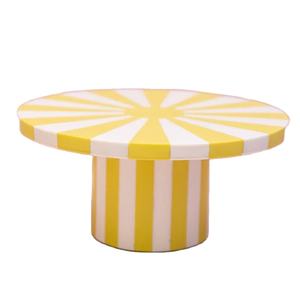 Support à gâteau de luxe fait main en nacre et os, élégant, résistant au lave-vaisselle et au four, présentoir à desserts pour mariages, fêtes et décoration intérieure - Product Image 1