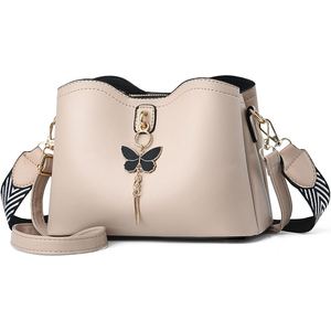 Sac à dos en toile crème personnalisé avec impression en relief et accents en cuir véritable marron, design minimaliste, usage quotidien, 80g - Product Image 1