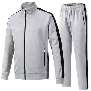 Chándal de entrenamiento para hombre de alta calidad, diseño personalizado con logotipo OEM, cremallera, para gimnasio, entrenamiento, correr, trotar, ropa deportiva. - Product Image 4