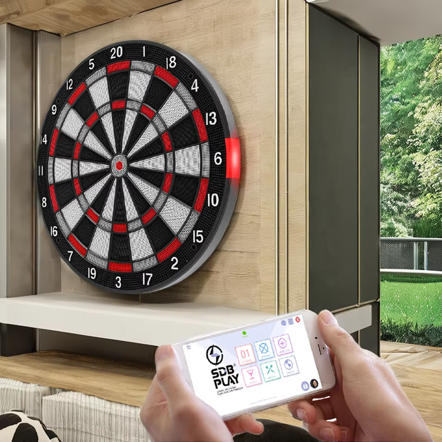 Advanced Collection Electronic Indoor Dartboard 6 darts with 24 spare tips