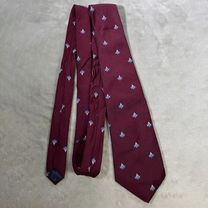 Cravate Maçonnique pour Homme, Motif Bleu et Blanc Bourgogne, Régalia de Maçons, Cadeau de Qualité Supérieure, Cravates Maçonniques Personnalisées pour Homme - Product Image 1