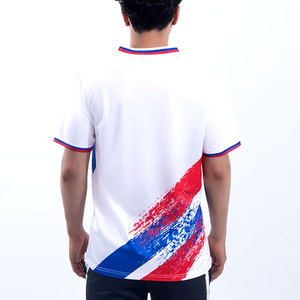 เสื้อฟุตบอลคุณภาพสูงสำหรับผู้ชาย ระบายอากาศได้ดี สีและโลโก้ปรับแต่งได้ ผลิตจากโพลีเอสเตอร์ 100% ขายส่งชุดฟุตบอล - Product Image 6