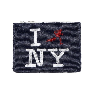 E18A Pochette à monnaie en perles de rocaille Bel accessoire à la mode avec caractéristiques d'accessoires à la mode - Product Image 1