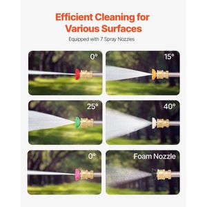 Lancia Telescopica da 7,3 m per Idropulitrice 4000 psi - Potente Pulitore per Grondaie e Strumento di Pulizia - Product Image 5