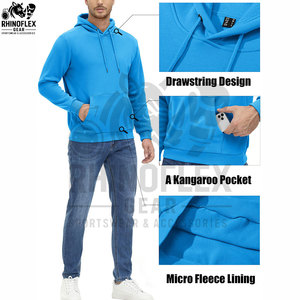 Oem High Quality Pullover Hoodies For <b>Men</b> Women Custom Logo Printed Breathable Long Sleeves Casual Plain Dyed Winter Hooded - Product Image 3