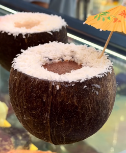 Tazón de Cáscara de Coco Natural para Affogato y Gelato, Taza Ecológica para Postres de Cafetería, Vajilla Rústica para Cafetería, Taza Ideal para Instagram - Product Image 2