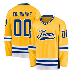 Nueva Camiseta de Hockey 2026, Transpirable, con Impresión Digital Personalizada, Bloques de Color, Logotipo del Equipo, Hockey sobre Hielo para Hombre, 100% Poliéster - Product Image 6