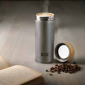 Botella Aislada al Vacío de Acero Inoxidable de 500 ml con Revestimiento de Porcelana, Mantiene el Calor de 4 a 6 Horas y el Frío de 8 a 10 Horas, Diseño Moderno para Oficina/Uso en Exteriores - Product Image 1