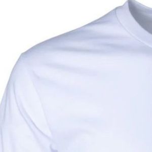 <b>White</b> Mens Plain Crew Neck Short Sleeve T Shirt Soft Cotton Casual Basic Tee Lightweight Breathable Summer Everyday Wear Custom - Product Image 5