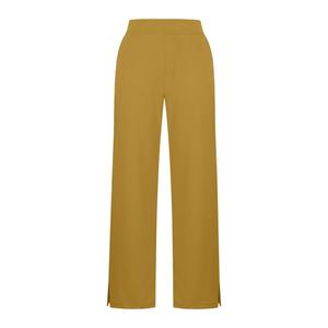 Pantalon Harem Ample et Élégant pour Femme, Taille Haute, Coupe Large, en Mélange Polaire Polyester/Coton, Couleur Unie, Infroissable - Product Image 3