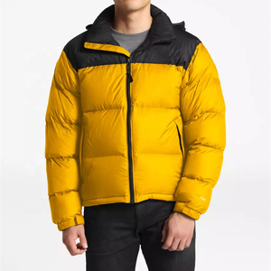 Outdoor Clothing Custom <b>Waterproof</b> <b>Jacket</b> for Men Winter Shinny Padded Bomber <b>Warm</b> Thick Puffer Men's Hooded <b>Jackets</b> - Product Image 2