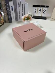 Boîtes d'expédition en carton ondulé personnalisées pour emballages cadeaux de produits roses - Product Image 6