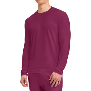 Uniformes Médicos Elásticos de Manga Larga de Alta Calidad para Enfermeros, Camisetas Interiores para Hombres - Product Image 1