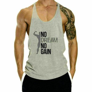 Camiseta sin mangas de gimnasio para hombre de primera calidad, último diseño, 100% algodón, chaleco de entrenamiento hecho a medida, recién llegado, venta al por mayor - Product Image 2