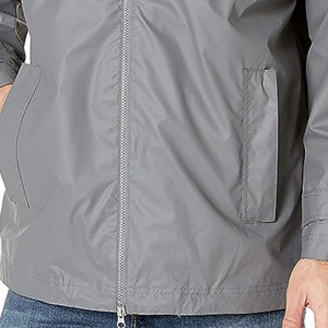 100% Waterproof Canvas <b>Men's</b> <b>Rain</b> <b>Jacket</b> Stand Collar Breathable Windproof Wholesale OEM Service Customized Sale - Product Image 5