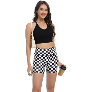 Shorts Deportivos de Cintura Alta para Mujer, Edición Limitada, Diseño Artístico, Estampado Colaborativo, Ropa Deportiva Coleccionable - Product Image 5