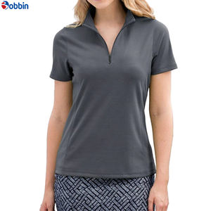 Polo para Mujer, Cómodo, Talla Grande, Diseño Personalizado, Polos de Golf para Mujer, Media Cremallera, Corte Ajustado, Logotipo Bordado - Product Image 5