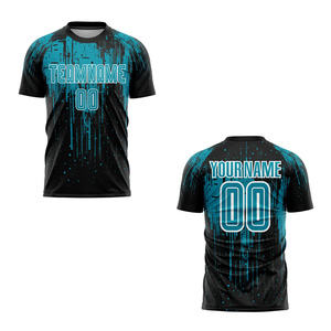 Maillot de sport pour homme grande taille, imprimé haute qualité, respirant, à manches courtes, nouveau design, personnalisable, durable, séchage rapide, doux - Product Image 3