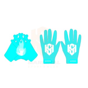 Poignées antidérapantes personnalisables (couleurs et tailles) avec sangle de poignet réglable et fermeture auto-agrippante – Gants américains - Product Image 5