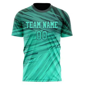 Camiseta de Fútbol Personalizable para Jugador, Unisex, Verano, Corta, Estampada, de Secado Rápido, Transpirable, Deportiva, Alta Elasticidad - Product Image 5