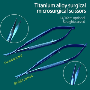 Juego de Instrumentos Microquirúrgicos Oftálmicos para Cirugía de Mano: Tijeras Corneales, Pinzas, Portaagujas Microscópico, Pinzas Microquirúrgicas - Product Image 4