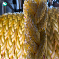 Cordon de polypropylène et polyester marin Boyuan BROWN jaune, économique, pour quai flottant, pêche, amarrage, bateau, fournitures nautiques