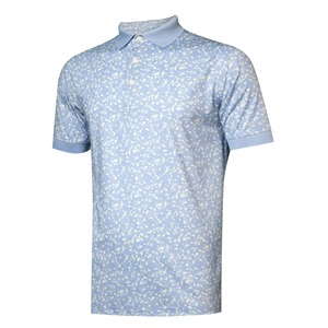 Polos de Golf Transpirables para Hombre, Bordados, 100% Algodón, Manga Corta, Camisetas Deportivas Tejidas para Golfistas - Product Image 1