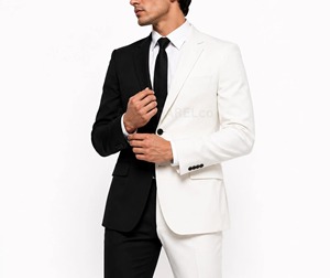 Traje de Cosplay Hecho a Mano Inspirado en el Joker, Disfraz de Villano en Dos Tonos, Negro y Blanco, Atuendo Formal Gótico, Disfraz de Joker para Hombre de Halloween - Product Image 3