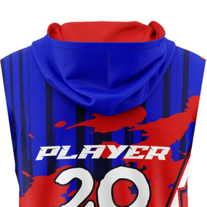 Camiseta de Fútbol 7v7 para Niños, Diseño Sublimado con Capucha y Sin Mangas, Personalizable con Nombre de Equipo y Número de Jugador, Ropa Juvenil - Product Image 6