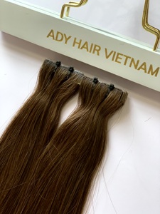 Extensiones de cabello humano vietnamita alineado con cutícula sin costuras al por mayor, cinta inyectada, estilos de rizos italianos de ondas naturales profundas sueltas - Product Image 5