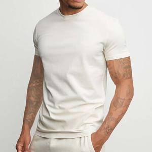 T-shirts en polyester/coton de haute qualité, vente en gros, pas cher, personnalisation OEM, logo personnalisé pour hommes, séchage rapide, respirant - Product Image 6