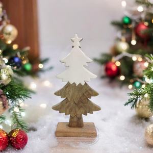 Centro de mesa de madera de árbol de la mejor calidad Decoración navideña Premium del principal exportador para decoración festiva del hogar - Product Image 1