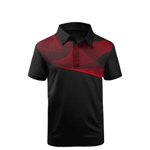 Polo de golf personalizado de alta calidad para hombre, camiseta polo deportiva informal con estampado personalizado de poliéster - Product Image 1