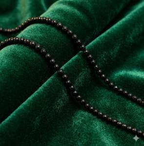 ลูกปัดแฟชั่น Beadsnfashion ทรงกลมเจียระไน 4 มม. สีดำ สำหรับทำเครื่องประดับ DIY สร้อยข้อมือ สร้อยคอ ต่างหู - Product Image 2