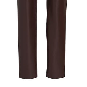 High Quality Custom Made Women's Winter Leather Pants-Breathable Anti-Pilling/Anti-Wrinkle Soft Fabric Stylish Design - Product Image 5