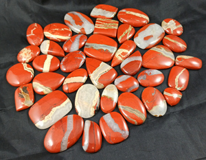 Best Quality Loose Gemstones Natural Red Jasper Cabochon Lot for Crystal Healing Jewelry Making Gemstone Jewelry Collection - Product Image 1