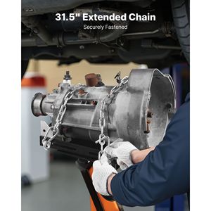 Adattatore per Sollevatore a Forbice in Acciaio Rinforzato, Capacità di Carico 500 kg / 0,5 Tonnellate per Sollevamento Trasmissione Camion e Veicoli Automobilistici - Product Image 6