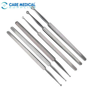 ชุดเครื่องมือแพทย์สำหรับหู คอ จมูก ยี่ห้อ Debonairii ผลิตในประเทศปากีสถาน ประกอบด้วยเครื่องมือขูดหูแบบปลายทู่ ทำจากเหล็กกล้าไร้สนิม พร้อมบริการสกรีนโลโก้ตามสั่ง - Product Image 4