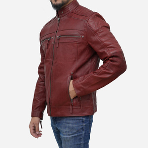 Chaqueta Varsity con Cuello Alto y Logotipo Frontal para Hombre - Product Image 3
