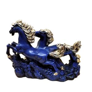 Escultura Art Deco de Caballos de Éxito para Celebraciones de Diwali y Bodas - Product Image 1